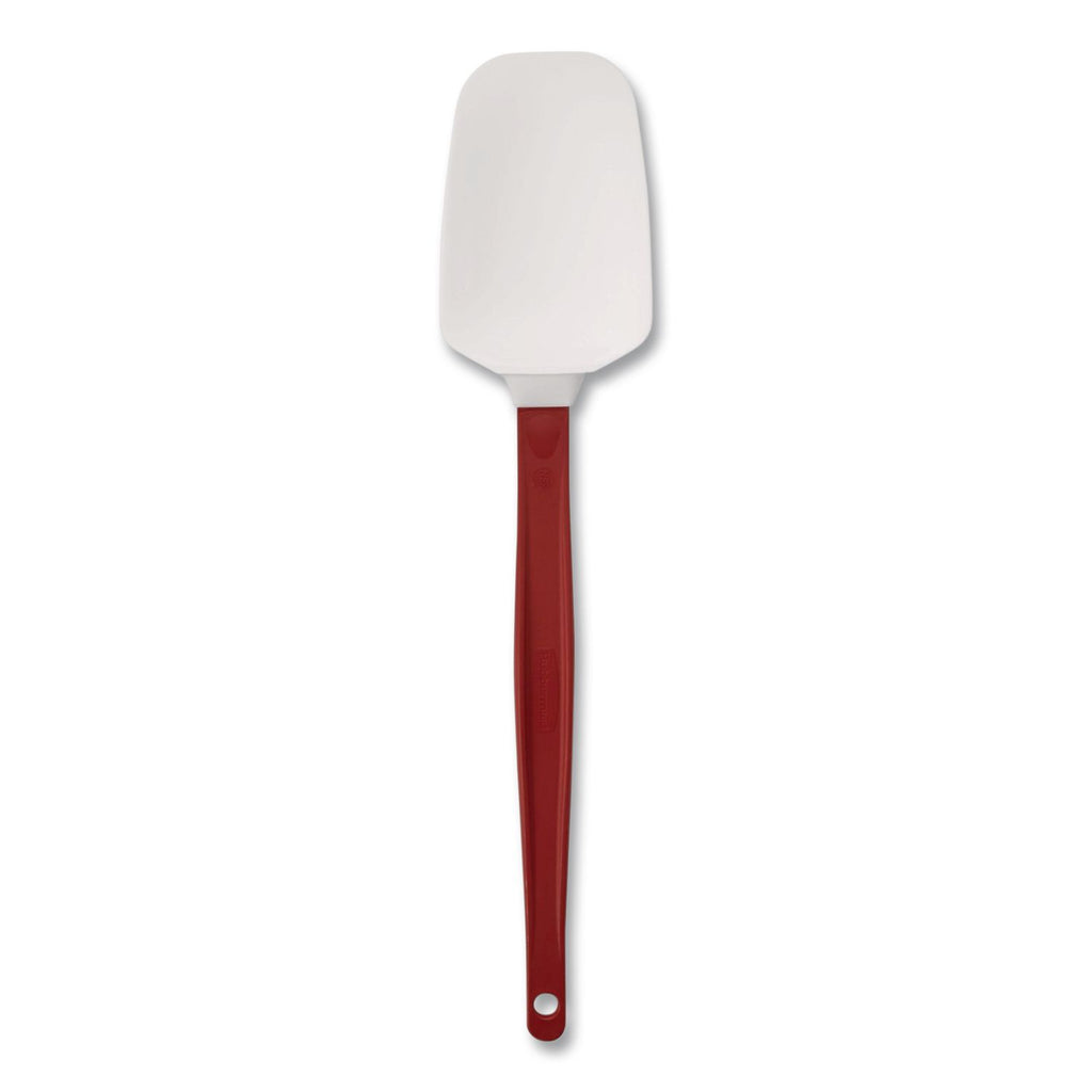 High Heat Scraper Spoon, White w/Red Blade, 13 1/2
