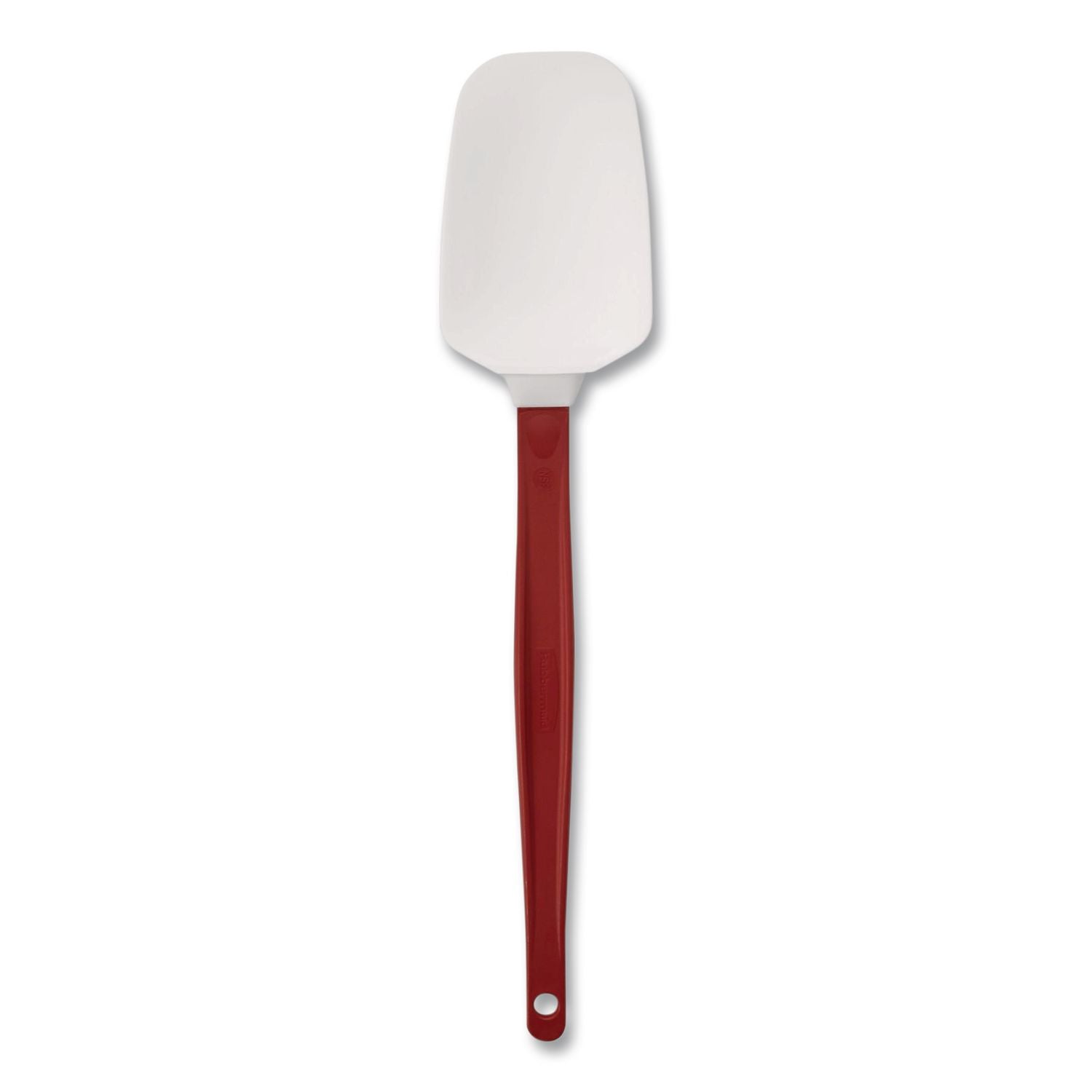High Heat Scraper Spoon, White w/Red Blade, 13 1/2