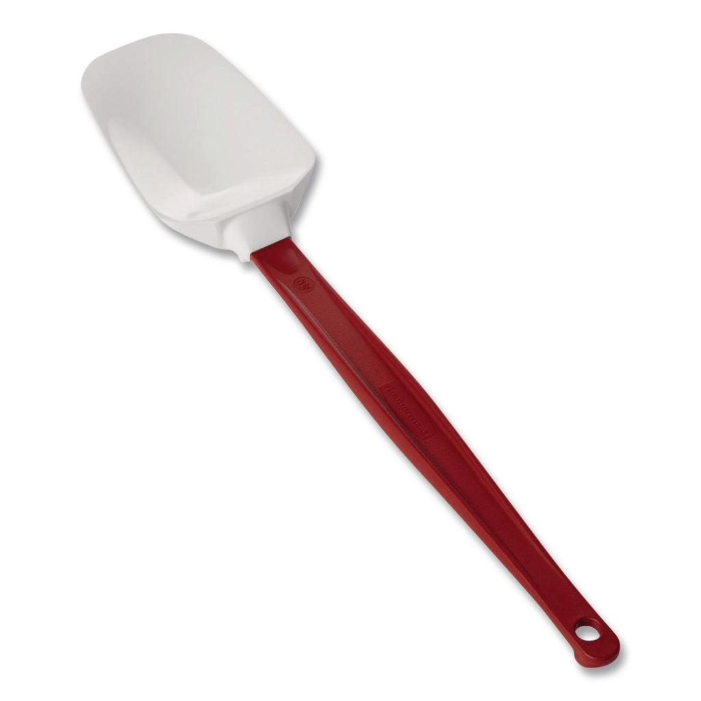 High Heat Scraper Spoon, White w/Red Blade, 13 1/2