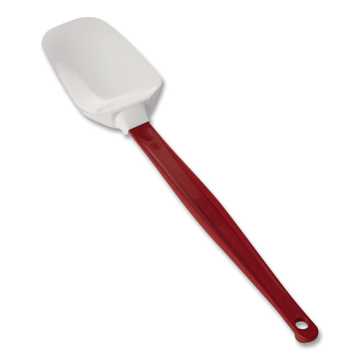 High Heat Scraper Spoon, White w/Red Blade, 13 1/2