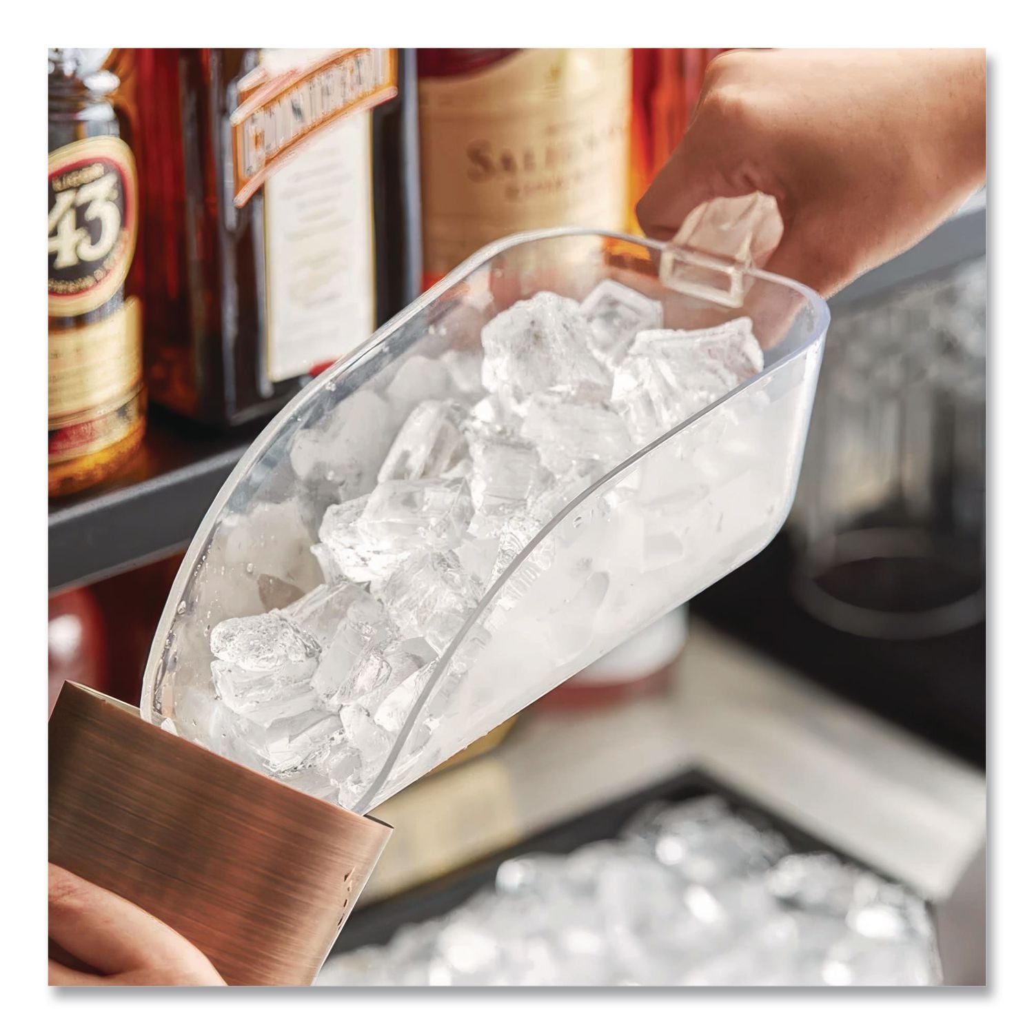 Bouncer Bar/Utility Scoop, 32oz, Clear
