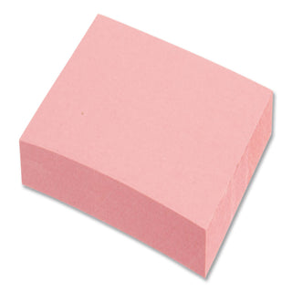 100% Recycled Self-Stick Notes, 3" x 3", Assorted Pastel Colors, 100 Sheets/Pad, 12 Pads/Pack
