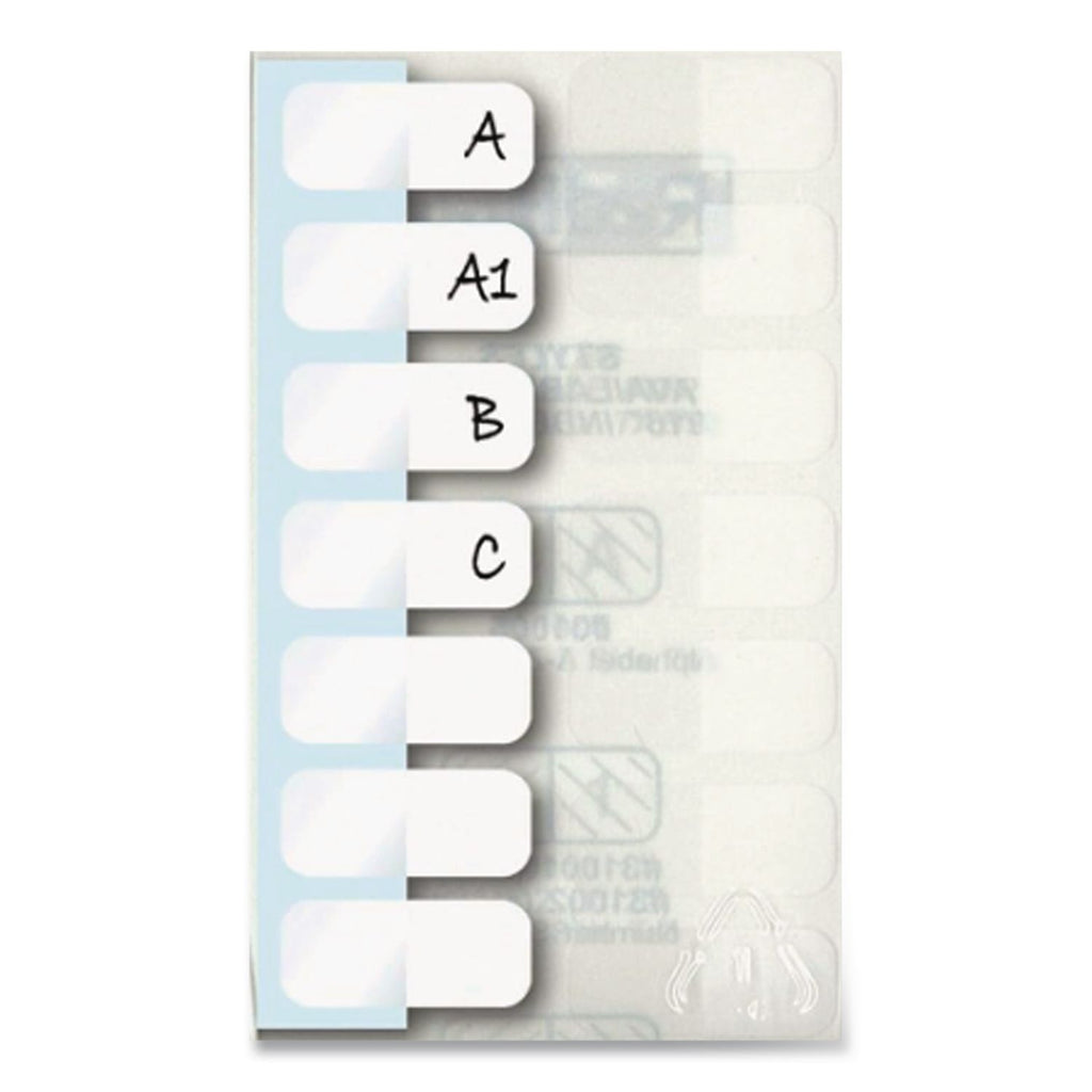 Legal Index Tabs, Customizable: Handwrite Only, 1/5-Cut, White, 1" Wide, 416/Pack