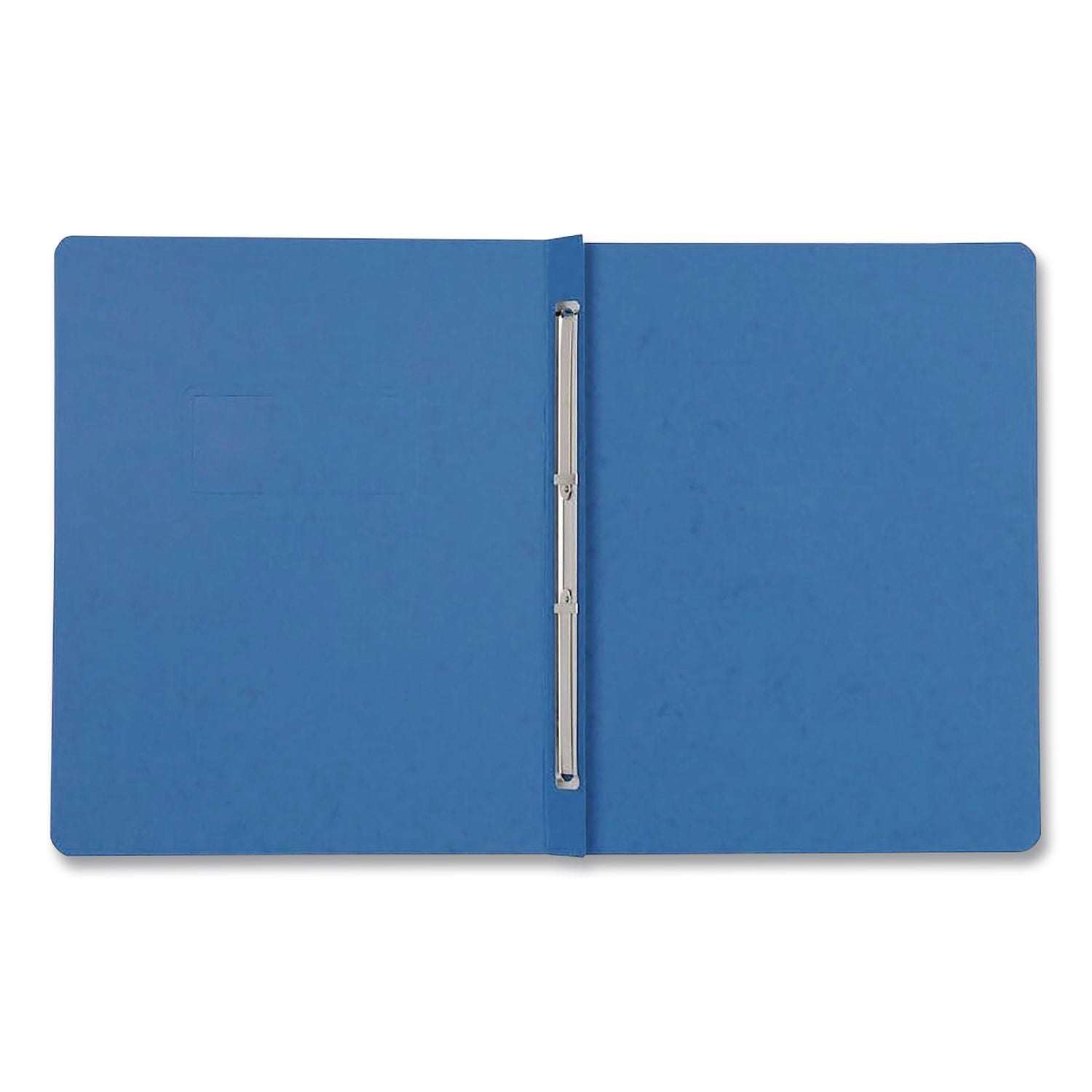 Two-Prong Pressboard Report Covers, Two-Prong Fastener, 3" Capacity, 8.5 x 11, Blue/Blue, 5/Pack