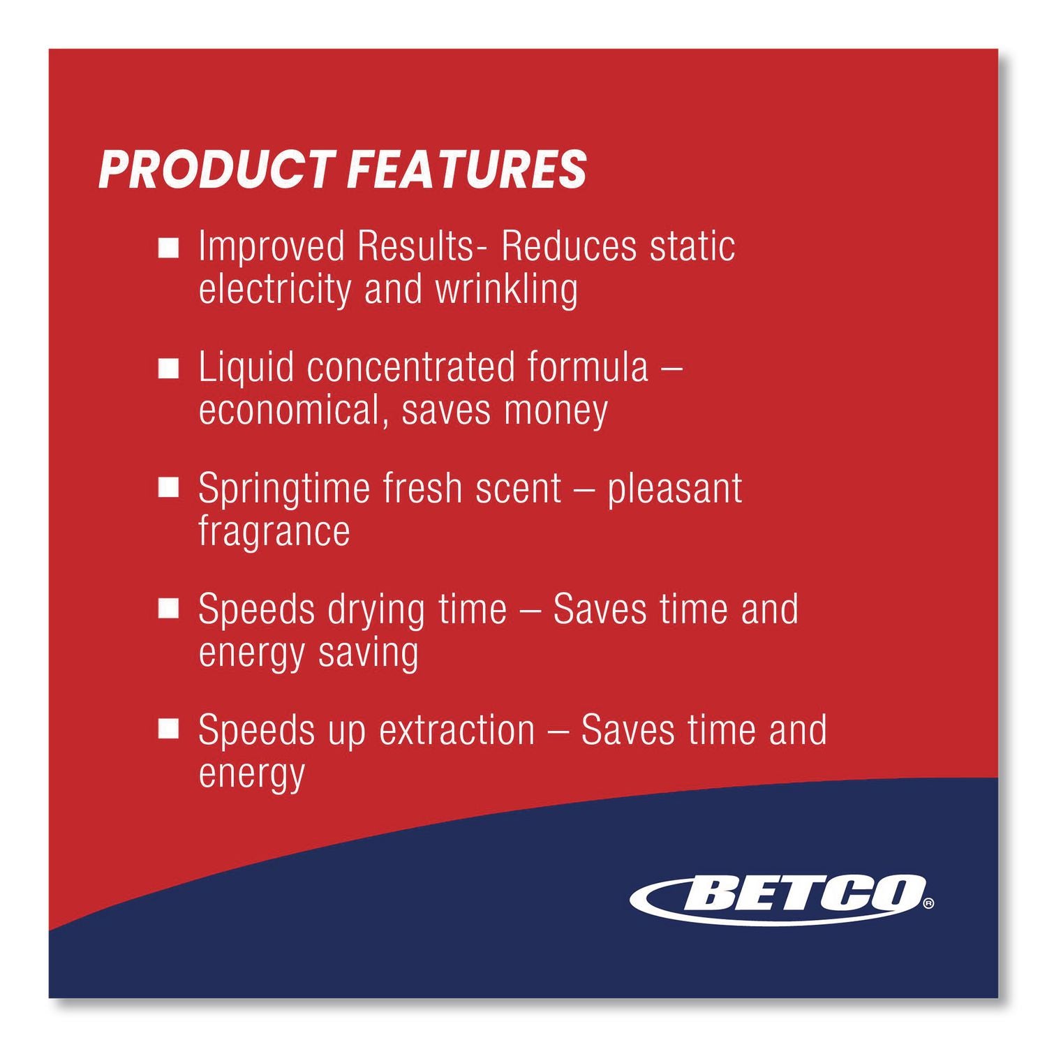 Betco SYMPLICITY Fabric Softener, Fresh Scent, 640 Oz - Ready-To-Use - 640 oz (40 lb) - Fresh Scent - 1 Each - Soft, Spill Resistant - Blue
