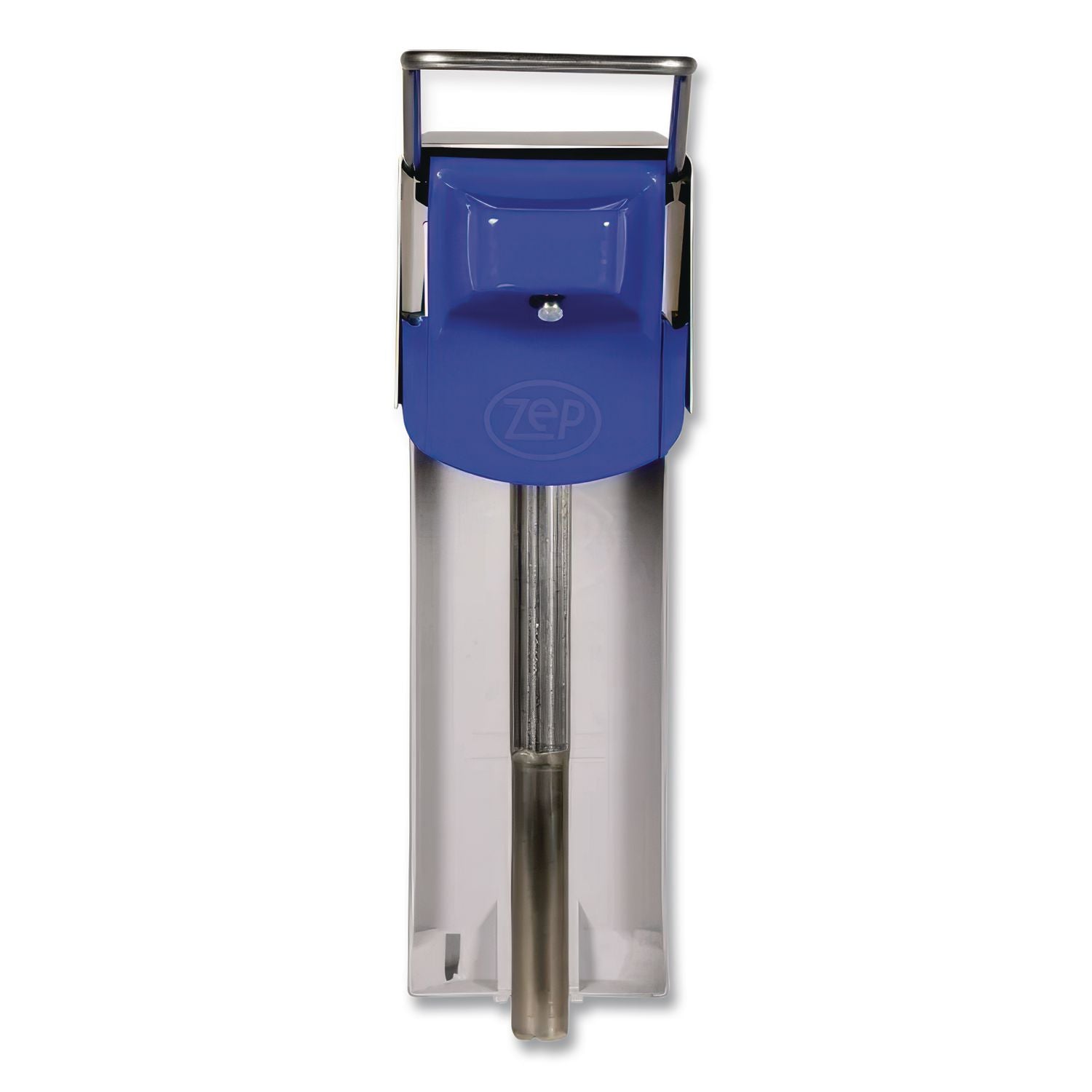 Heavy Duty Hand Care Wall Mount System, 1 gal, 5 x 4 x 14, Silver/Blue
