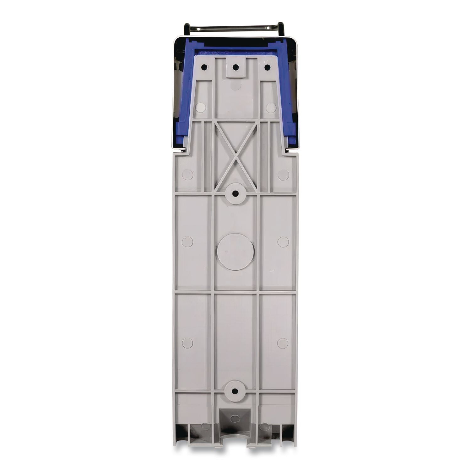 Heavy Duty Hand Care Wall Mount System, 1 gal, 5 x 4 x 14, Silver/Blue