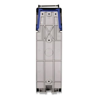 Heavy Duty Hand Care Wall Mount System, 1 gal, 5 x 4 x 14, Silver/Blue