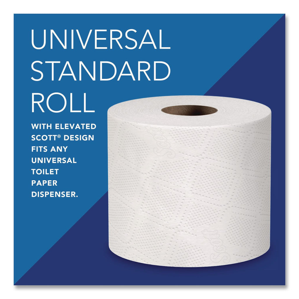 Essential Standard Roll Bathroom Tissue for Business, Septic Safe, 2-Ply, White, 550 Sheets/Roll