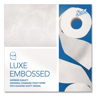 Essential Standard Roll Bathroom Tissue for Business, Septic Safe, 2-Ply, White, 550 Sheets/Roll