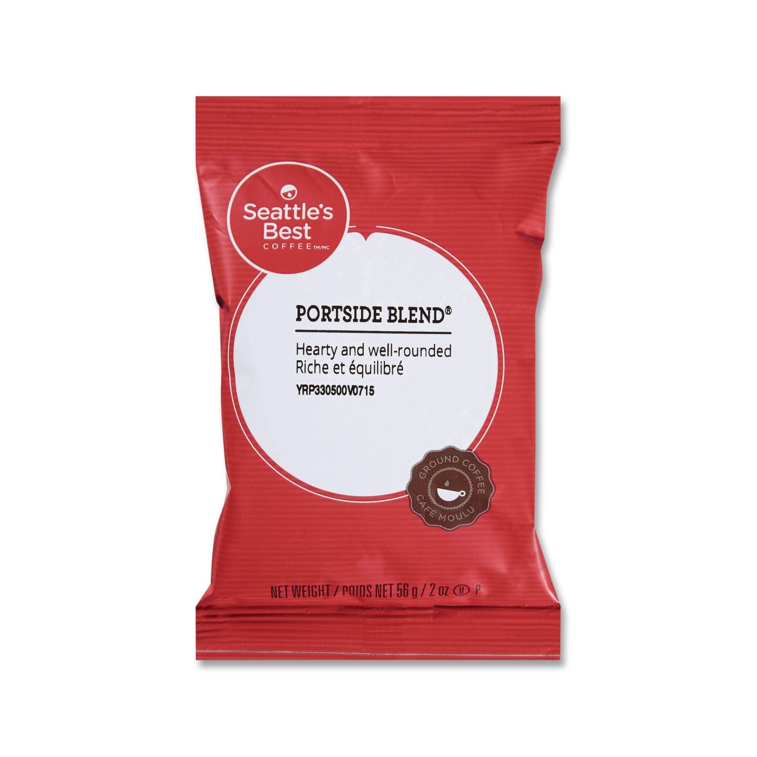 Premeasured Coffee Packs, Portside Blend, 2 oz Packet, 18/Box