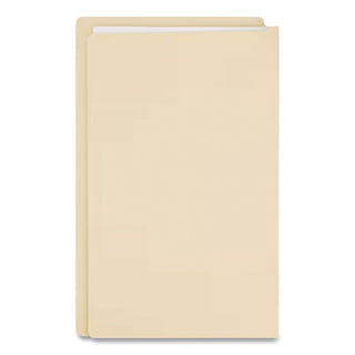 Extended End Tab Manila Folders, Straight Tabs, Legal Size, 0.75" Expansion, Manila, 100/Box