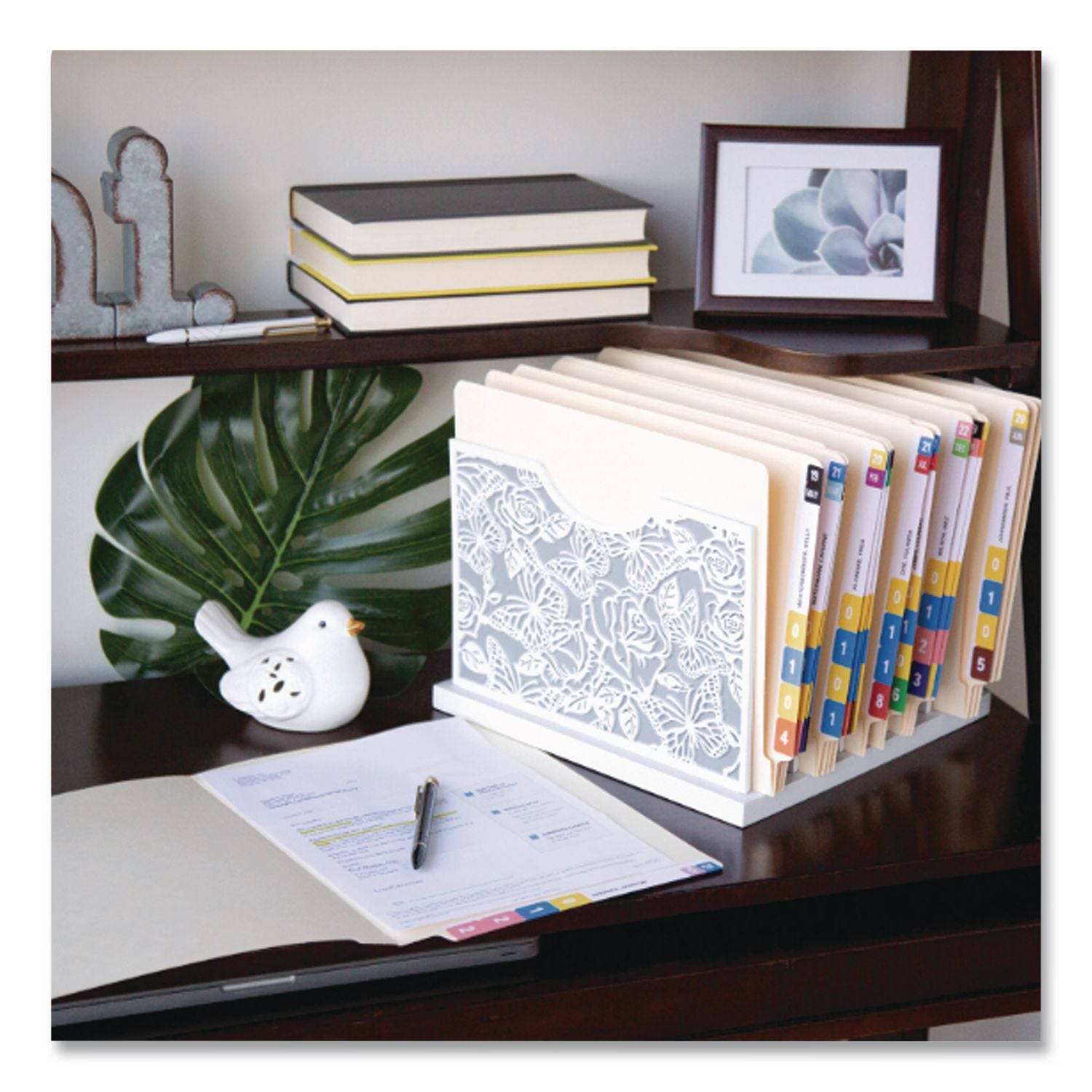 Yearly End Tab File Folder Labels, 18, 0.75 x 1.5, Teal, 500/Roll