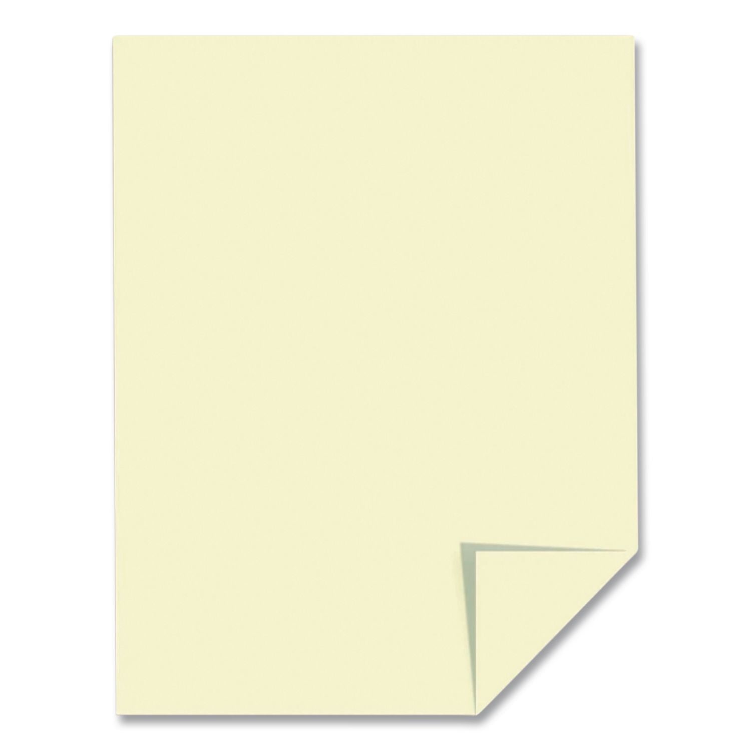 100% Cotton Resume Paper, 24 lb Bond Weight, 8.5 x 11, Ivory, 100/Pack
