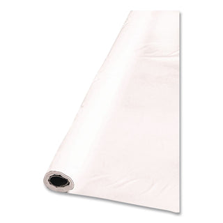 Table Set Plastic Banquet Roll, Table Cover, 40" x 100 ft, White