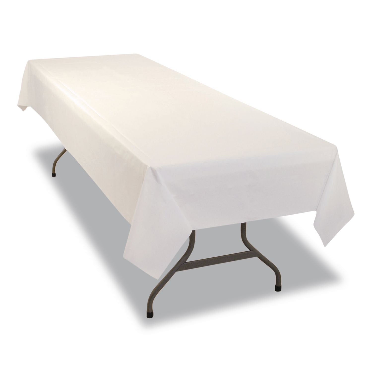 Table Set Plastic Banquet Roll, Table Cover, 40" x 100 ft, White