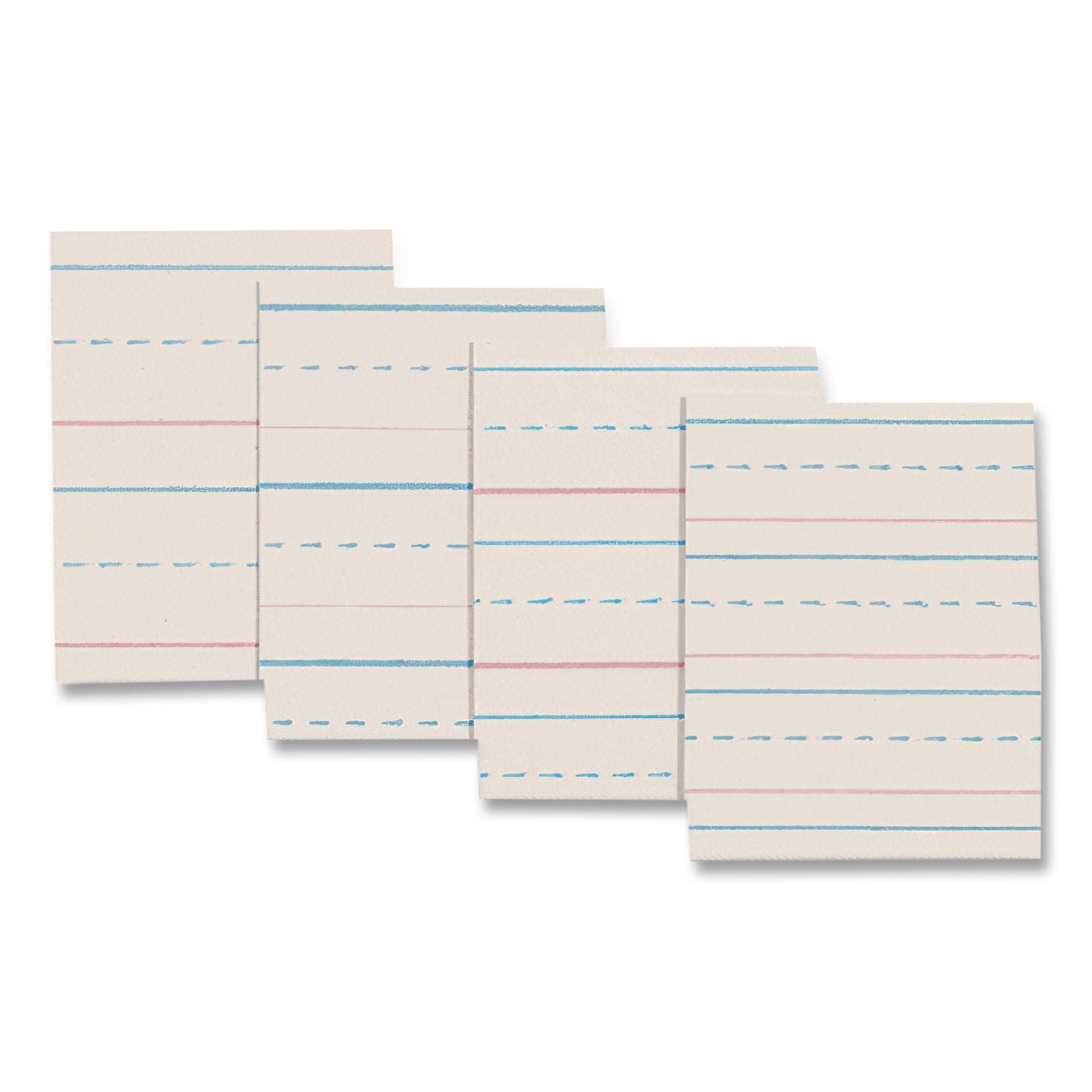 Multi-Program Handwriting Paper, 30 lb Bond Weight, 1/2" Long Rule, Two-Sided, 8 x 10.5, 500/Pack