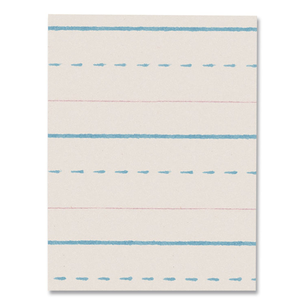 Multi-Program Handwriting Paper, 30 lb Bond Weight, 1/2" Long Rule, Two-Sided, 8 x 10.5, 500/Pack