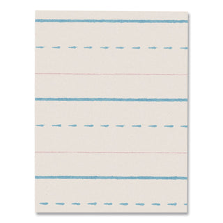 Multi-Program Handwriting Paper, 30 lb Bond Weight, 1/2" Long Rule, Two-Sided, 8 x 10.5, 500/Pack