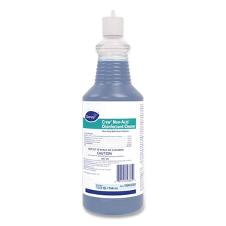 Crew Neutral Non-Acid Bowl and Bathroom Disinfectant, 32 oz Squeeze Bottle, 12/Carton