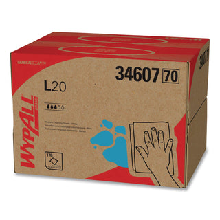 L20 Towels, BRAG Box, Multi-Ply, 12.5 x 16.8, Unscented, White, 176/Box