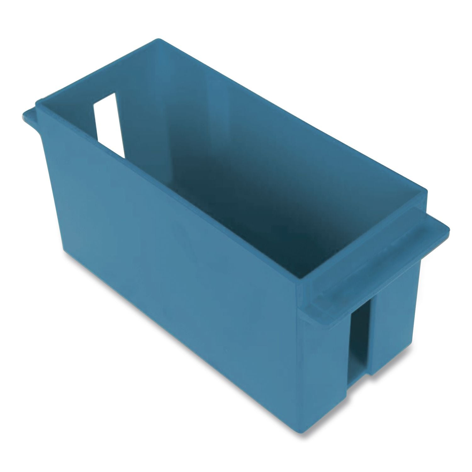 Extra-Capacity Coin Tray, Nickels, 1 Compartment, Denomination and Capacity Etched On Side, 10.5 x 4.75 x 5, Plastic, Blue