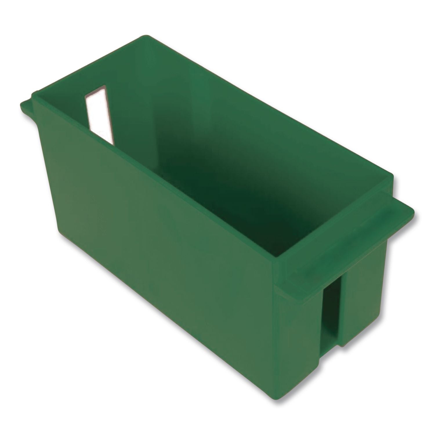 Extra-Capacity Coin Tray, Dimes, 1 Compartment, Denomination and Capacity Etched On Side, 10.5 x 4.75 x 5, Plastic, Green