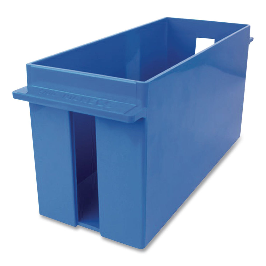 Extra-Capacity Coin Tray, Nickels, 1 Compartment, Denomination and Capacity Etched On Side, 10.5 x 4.75 x 5, Plastic, Blue