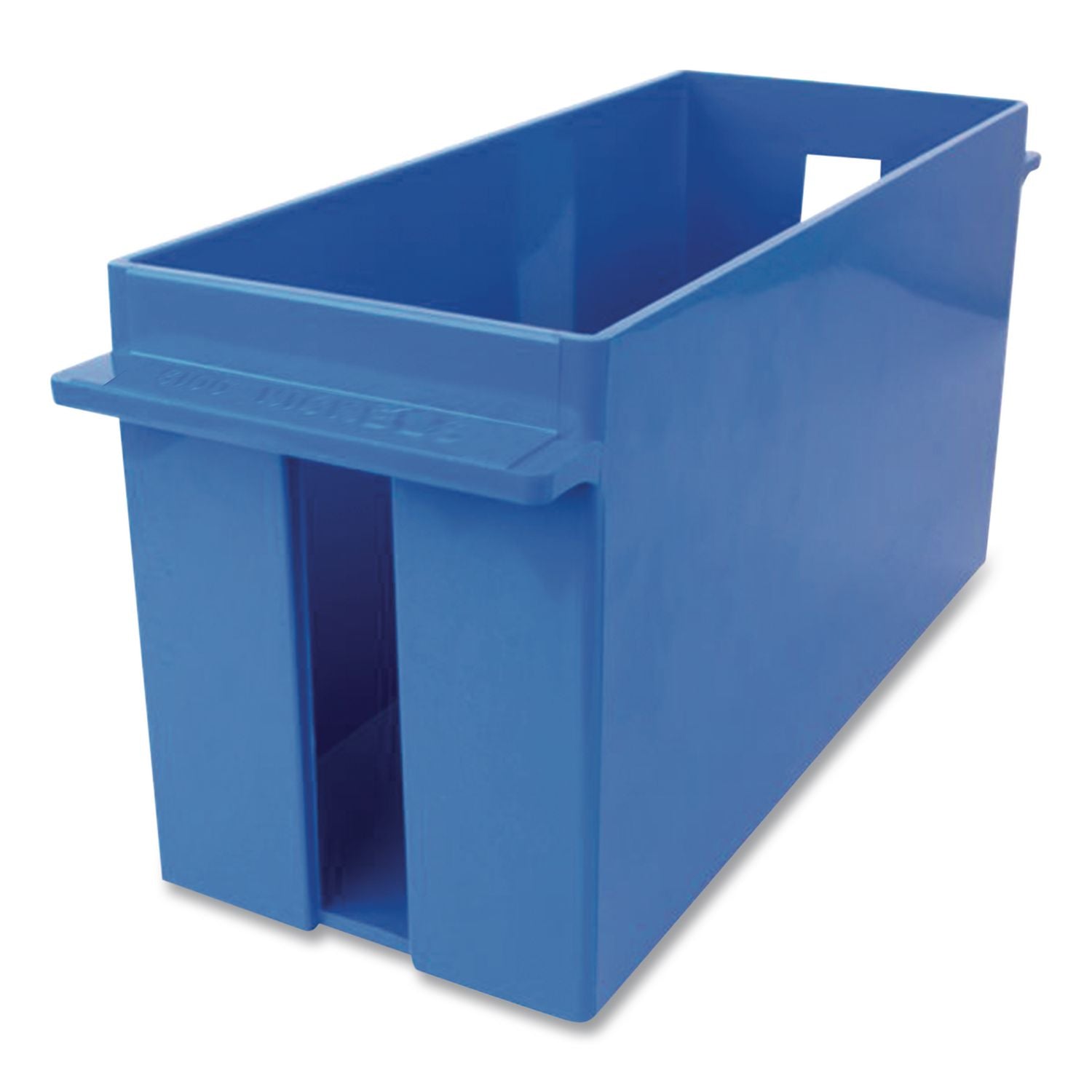 Extra-Capacity Coin Tray, Nickels, 1 Compartment, Denomination and Capacity Etched On Side, 10.5 x 4.75 x 5, Plastic, Blue