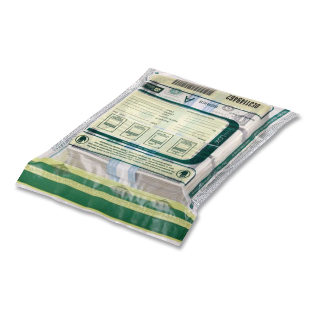 Series D Deposit Bags, 12 x 16, White, 100/Pack