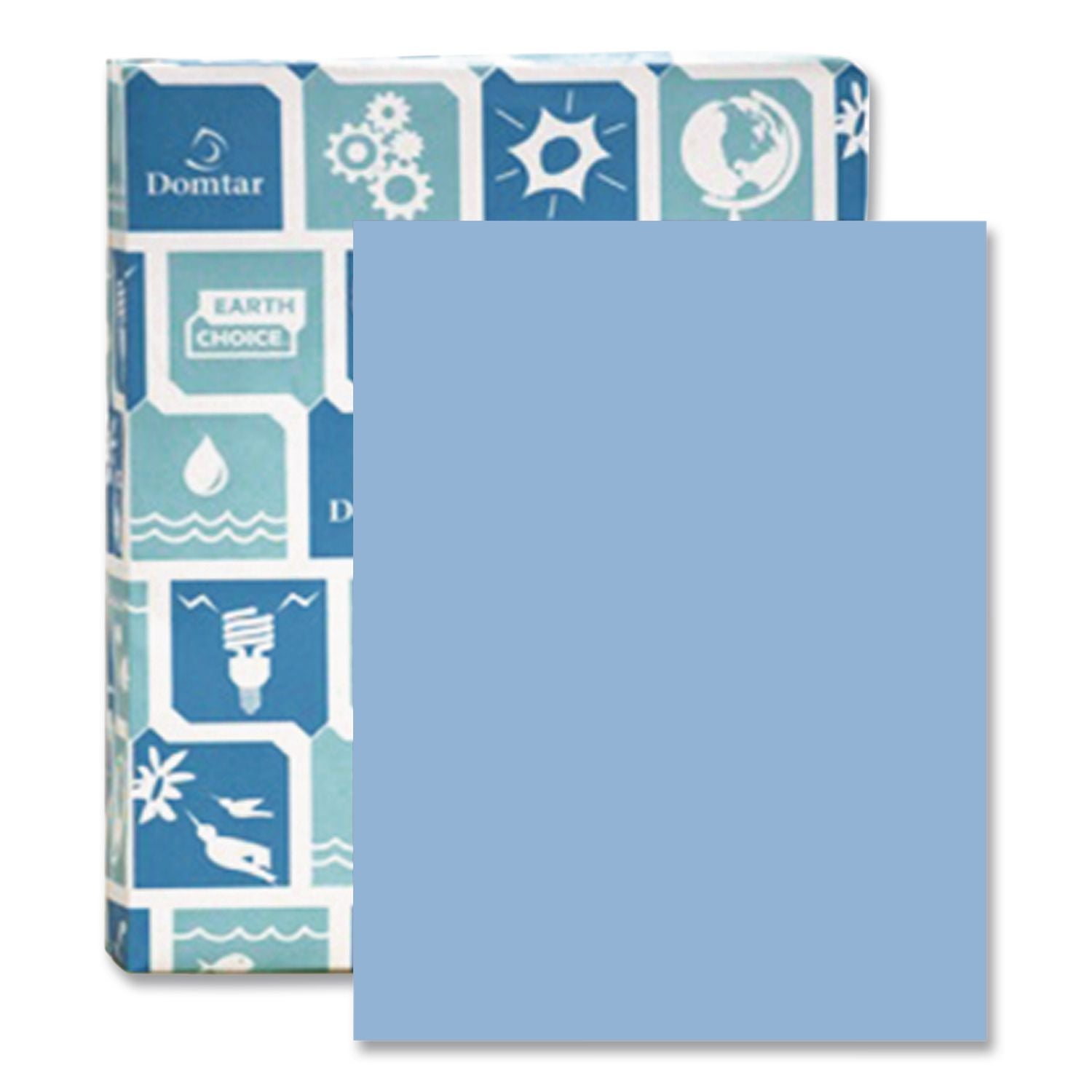 Cover Stock, 67 lb Bristol Weight, 8.5 x 11, Blue, 250/Pack