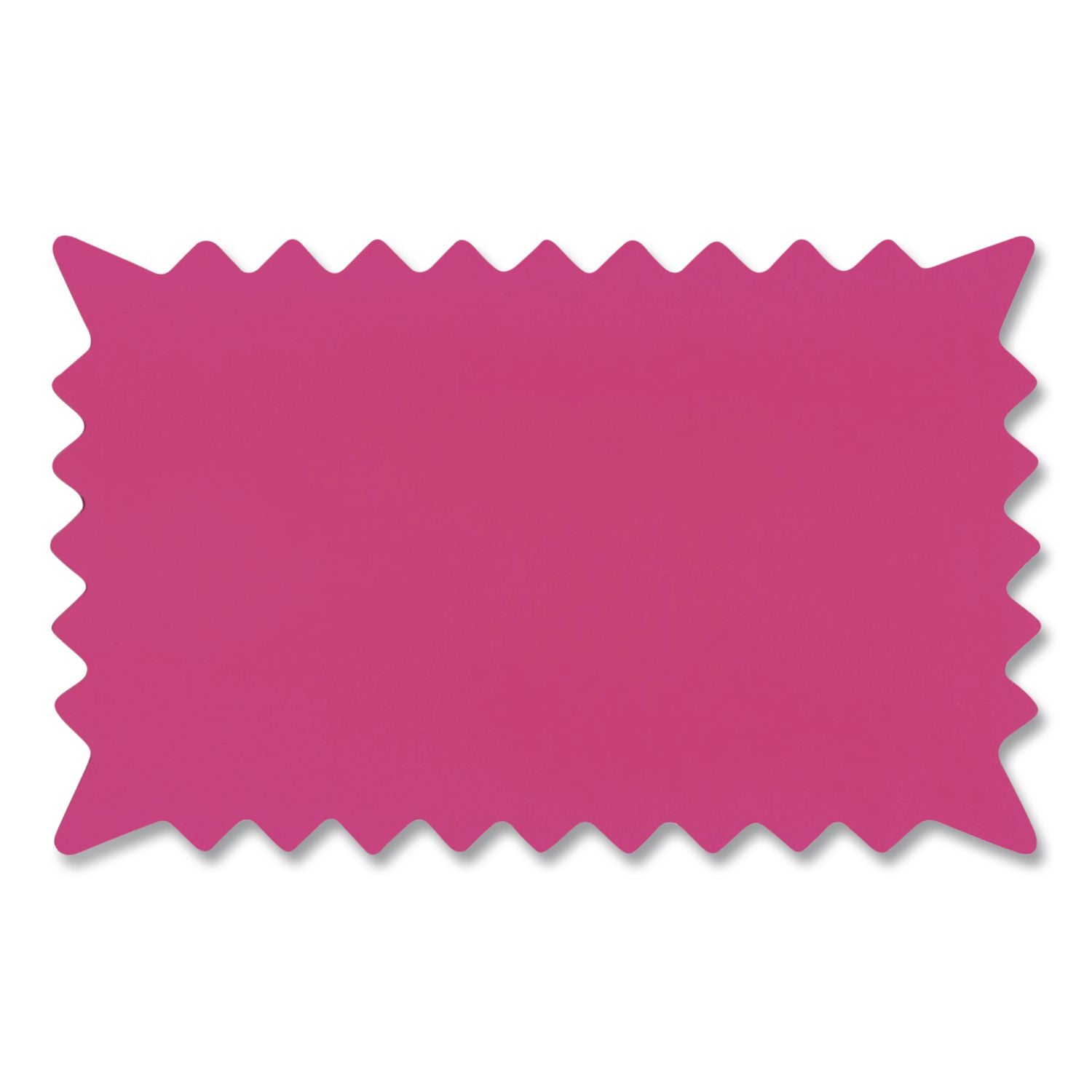 Write-On Do It Yourself Sign, Rectangular Burst, Die-Cut Paper, 10.13 x 6.38, Assorted Fluorescent Colors, 36/Pack