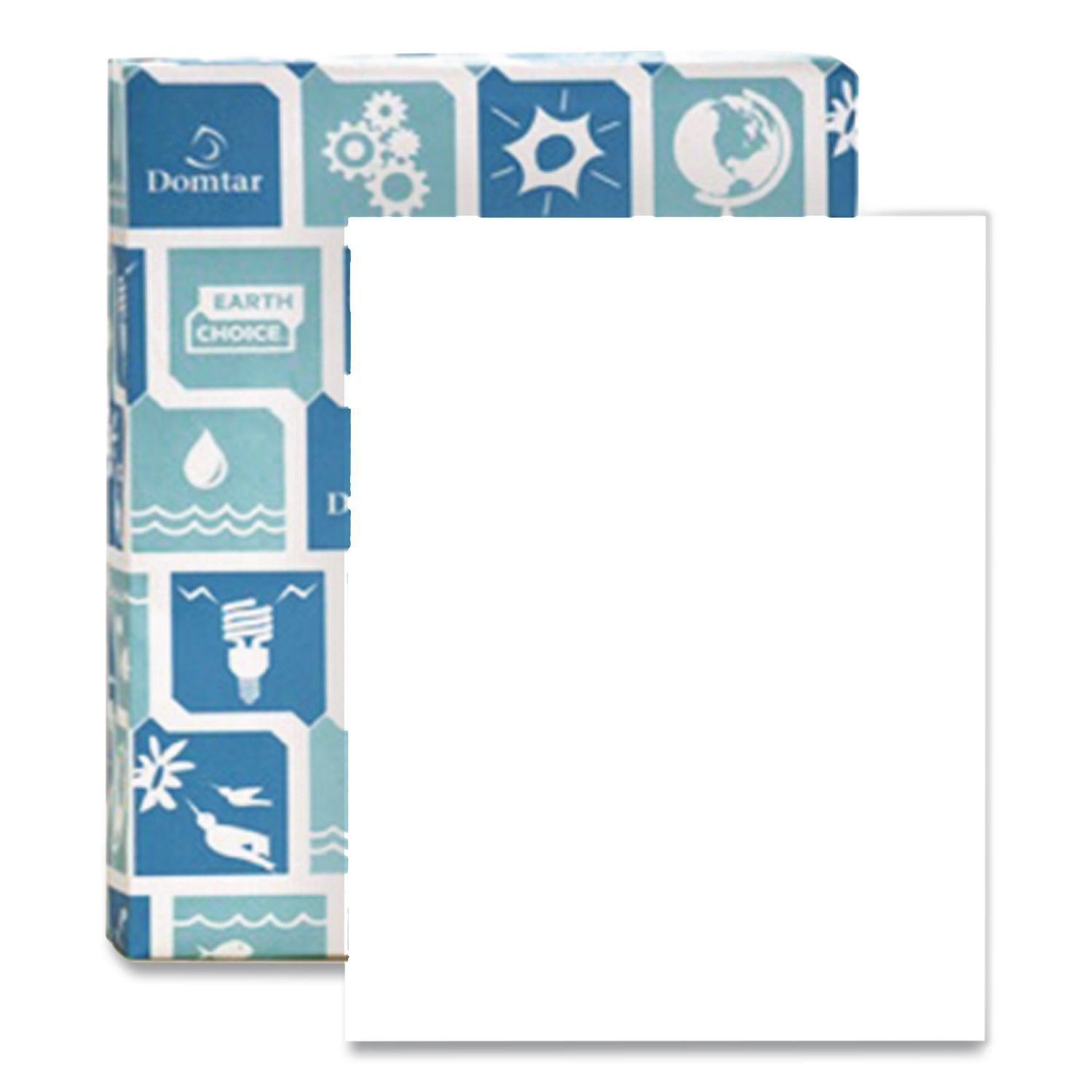 EarthChoice Cover Stock, Vellum Bristol, 96 Bright, 67 lb Bristol Weight, 8.5 x 11, Bright White, 250/Pack