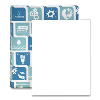 EarthChoice Cover Stock, Vellum Bristol, 96 Bright, 67 lb Bristol Weight, 8.5 x 11, Bright White, 250/Pack