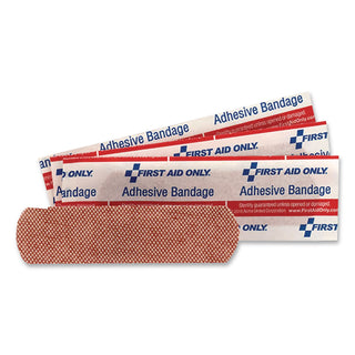 Heavy Woven Adhesive Bandages, Strip, 0.75 x 3, 100/Box