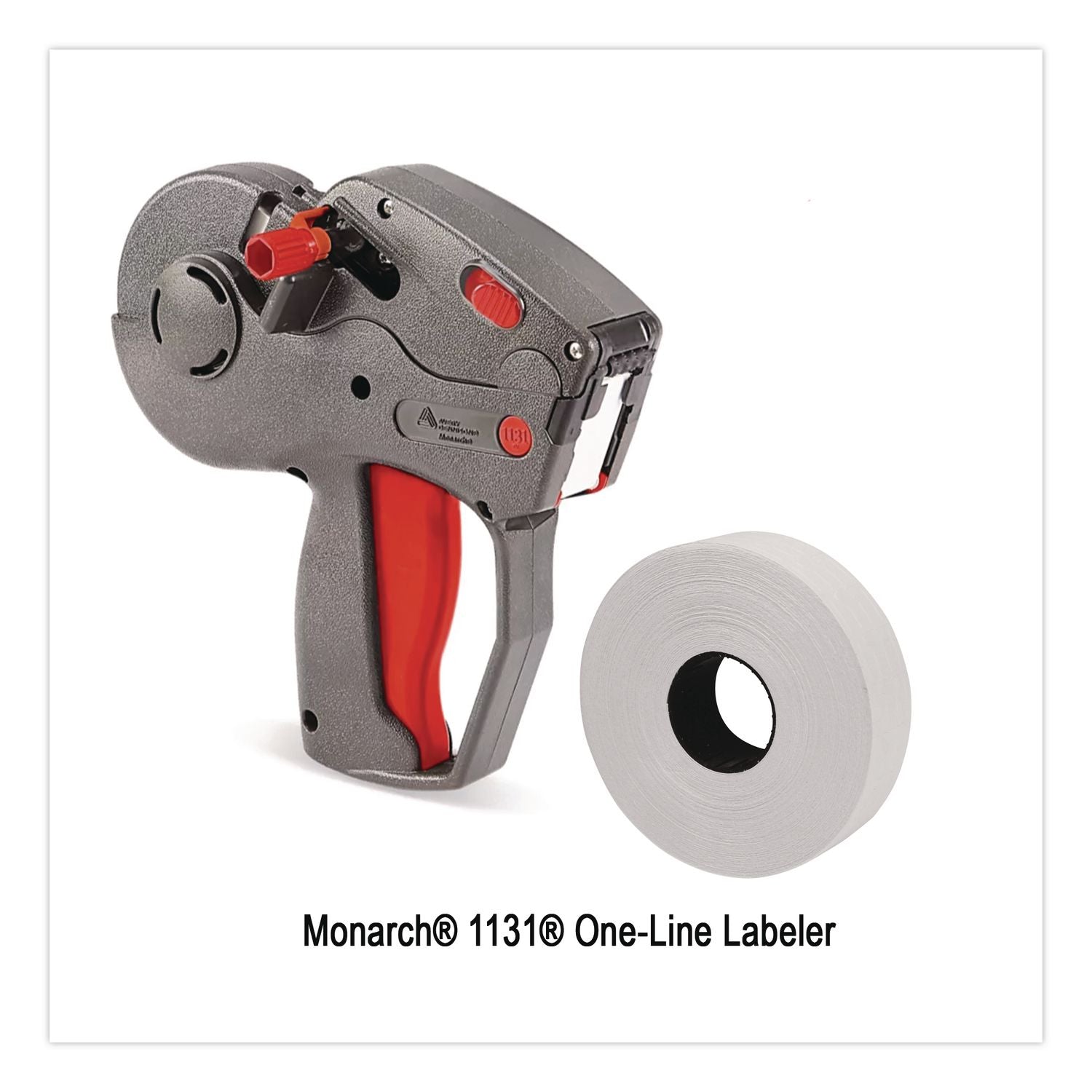 One-Line Pricemarker Labels, White, 2,500 Labels/Roll