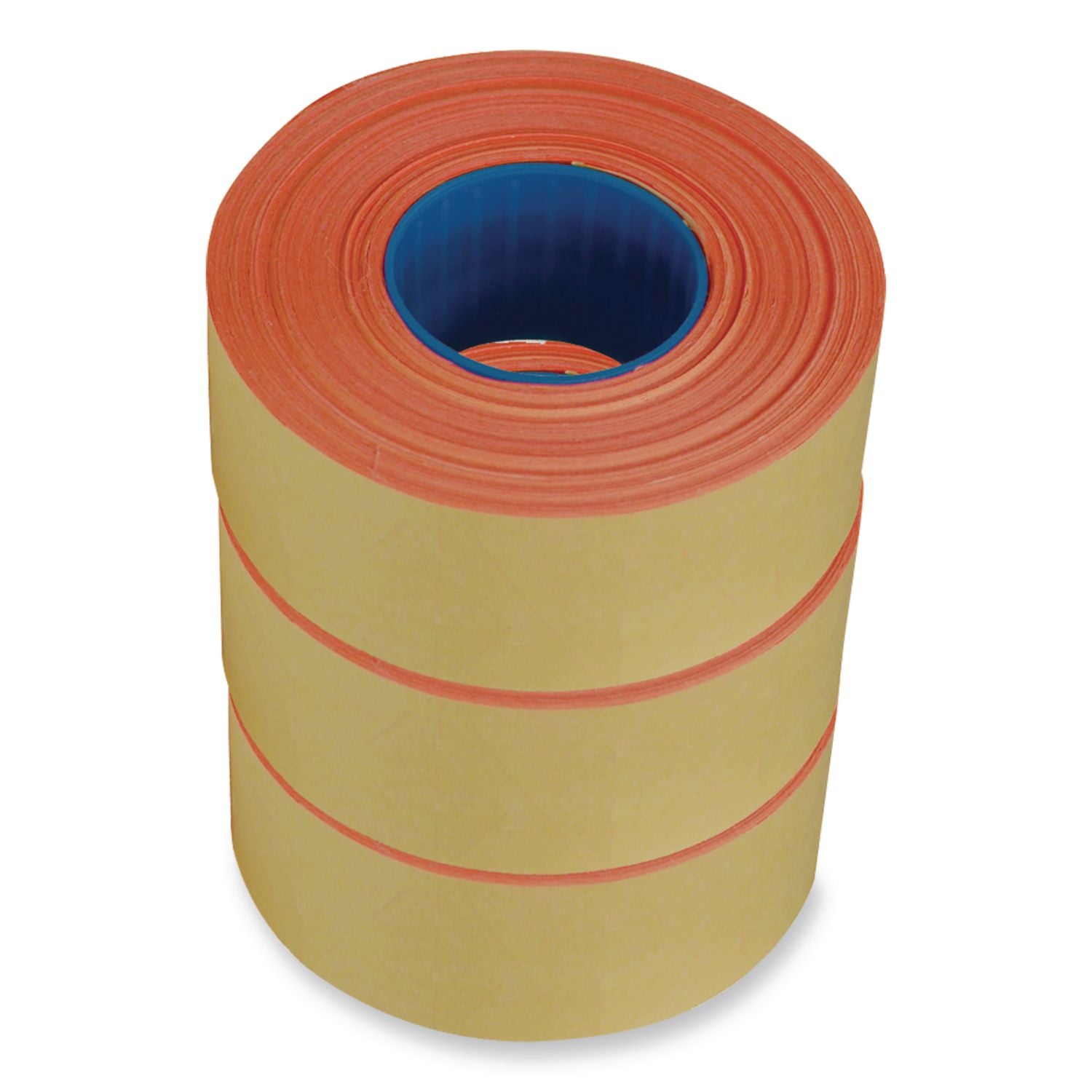 Two-Line Pricemarker Labels, Red, 1,000 Labels/Roll, 3 Rolls/Pack