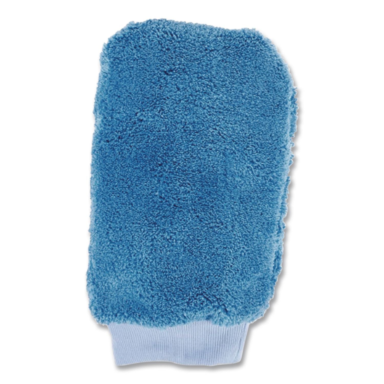 Microfiber Mitt without Thumb, Blue, 5" x 10