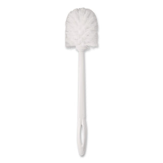 Toilet Bowl Brush, 10" Handle, White