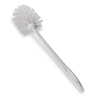 Toilet Bowl Brush, 10" Handle, White