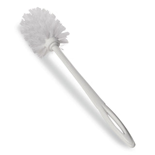 Commercial-GradeToilet Bowl Brush, 10" Handle, White, 24/Carton