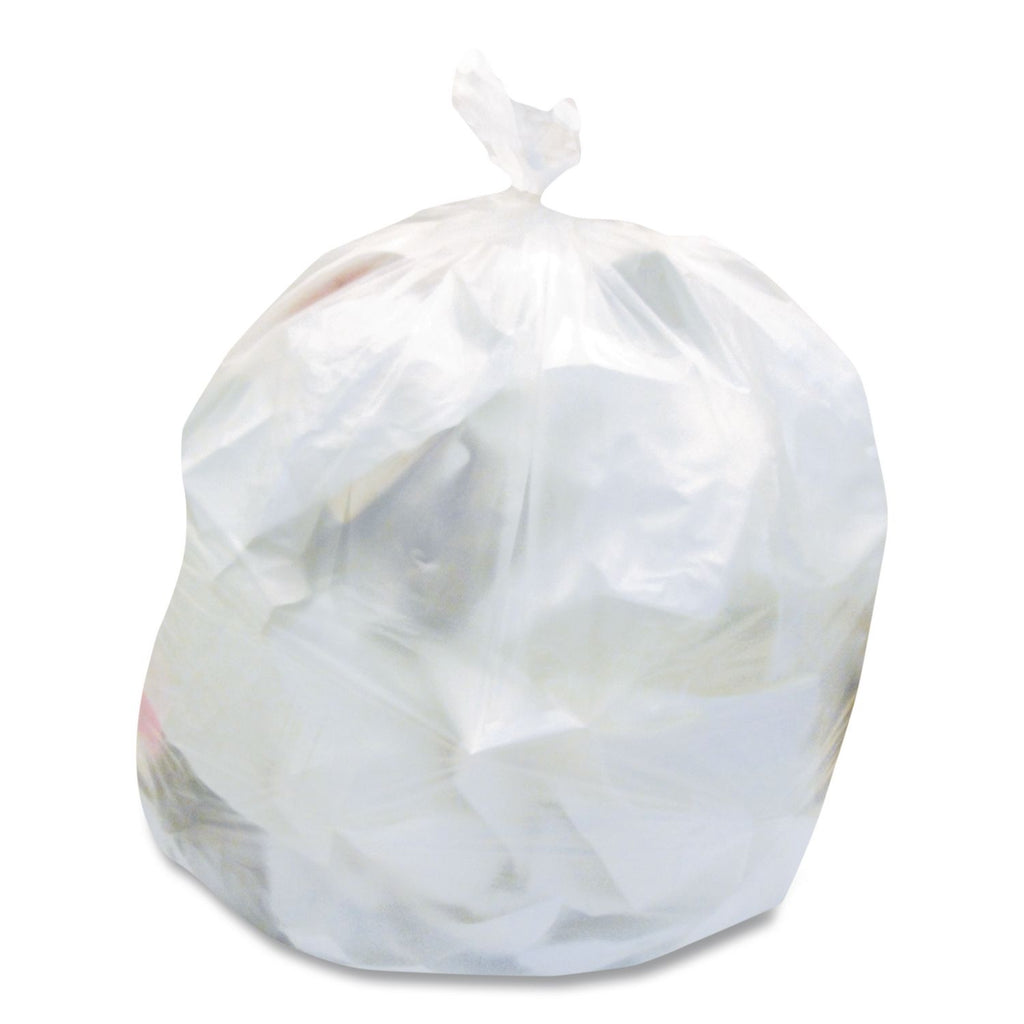 High-Density Waste Can Liners, 16 gal, 12 mic, 24 x 33, Natural, 500/Carton
