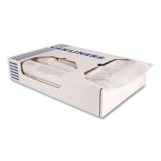 High-Density Waste Can Liners, 56 gal, 16 mic, 43" x 48", Natural, 200/Carton
