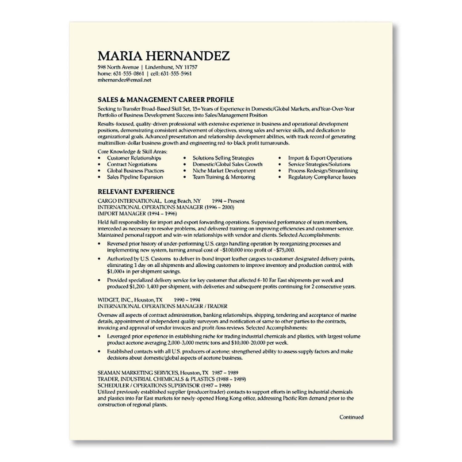 100% Cotton Resume Paper, 32 lb Bond Weight, 8.5 x 11, Ivory, 100/Pack