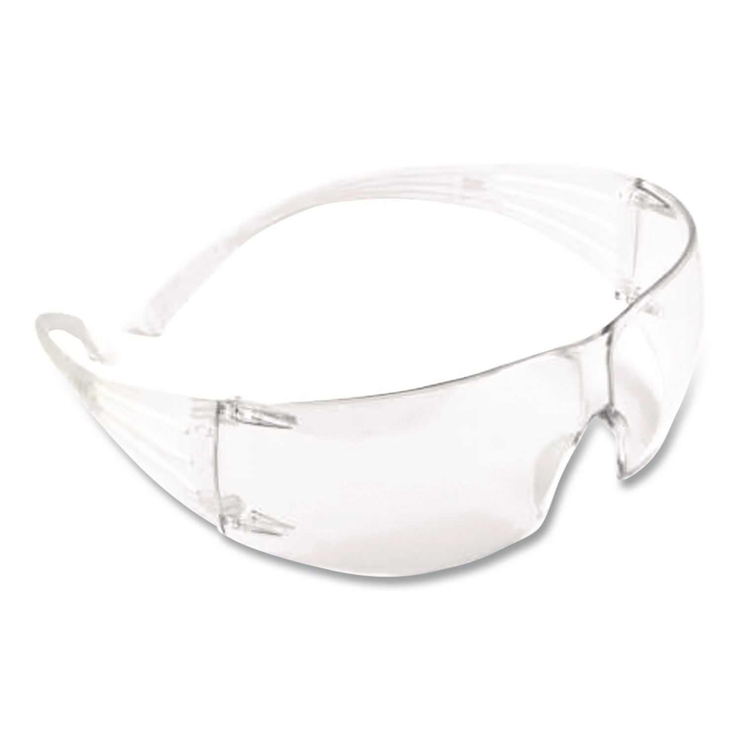 SecureFit Protective Eyewear, 400 Series, Blue/Gray Plastic Frame, Clear Polycarbonate Lens