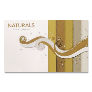 Creative Collection Premium Cardstock, 65 lb Cover Weight, 8.5 x 11, Assorted Naturals, 50/Pack