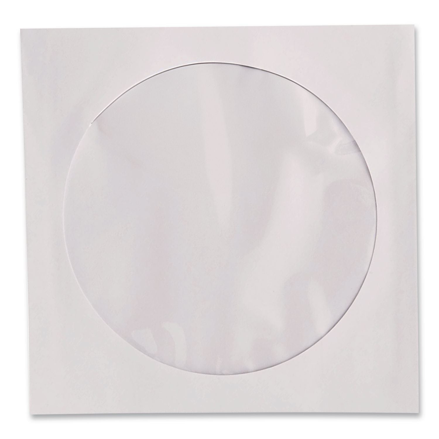 Verbatim CD/DVD Paper Sleeves with Clear Window - 50pk Box - Sleeve - Paper