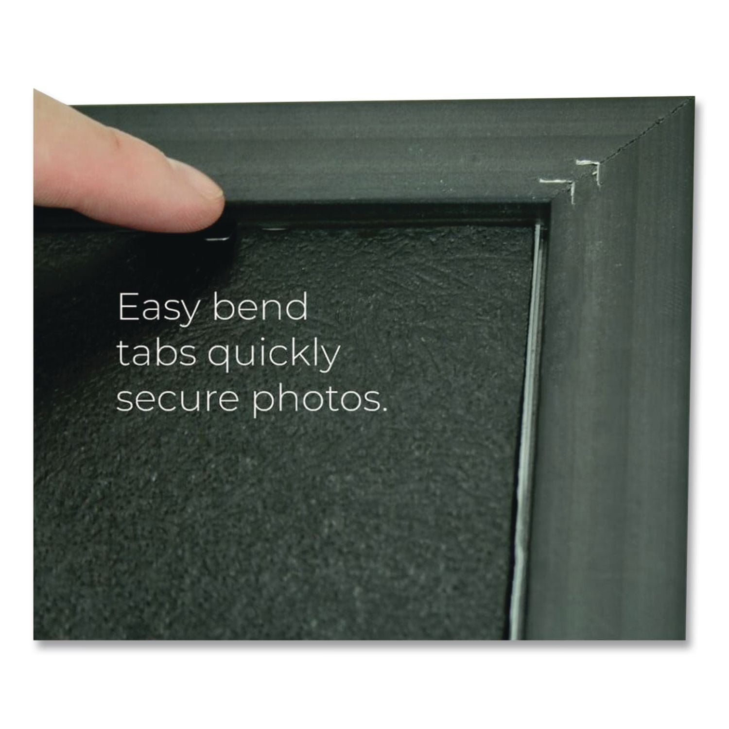 Deluxe Document and Photo Frame, Molded Styrene/Plastic, 8.5 x 11 Insert, Gold/Black