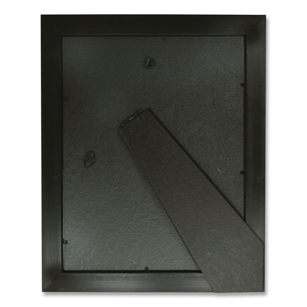 Deluxe Document and Photo Frame, Molded Styrene/Plastic, 8.5 x 11 Insert, Gold/Black