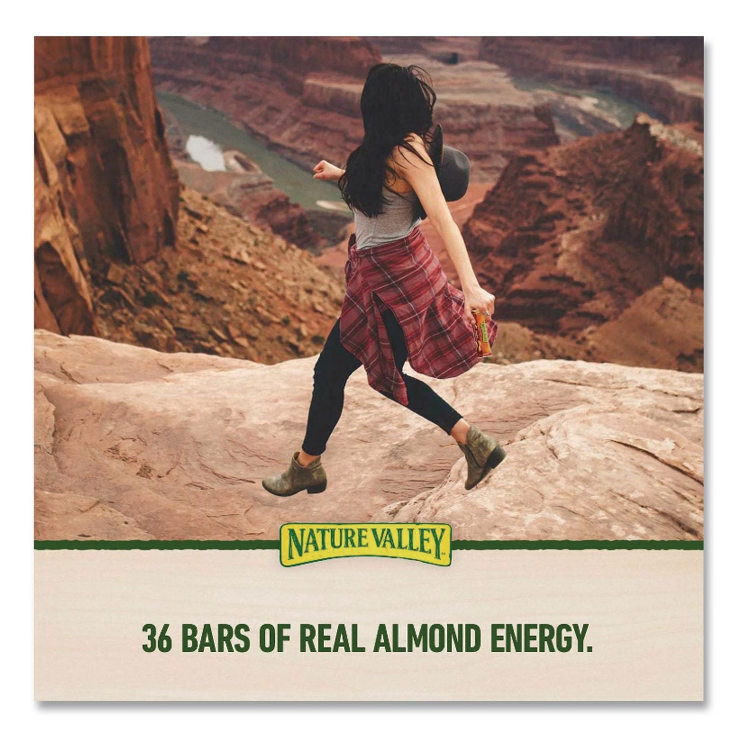 Granola Bars, Sweet and Salty Almond, 1.2 oz Pouch, 36/Box